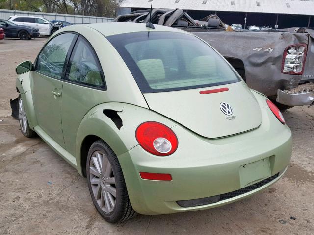 3VWRW31C78M518693 - 2008 VOLKSWAGEN NEW BEETLE მწვანე ფოტო 3