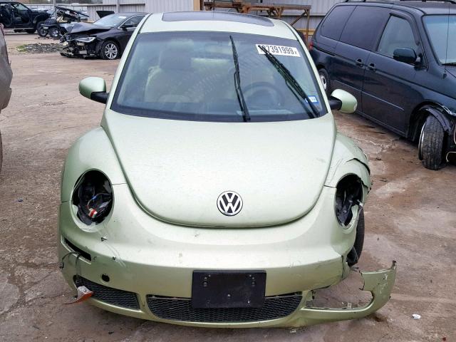3VWRW31C78M518693 - 2008 VOLKSWAGEN NEW BEETLE მწვანე ფოტო 9