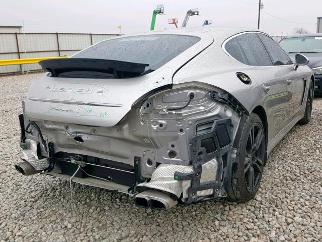 WP0AB2A72DL060114 - 2013 PORSCHE PANAMERA S SILVER photo 4