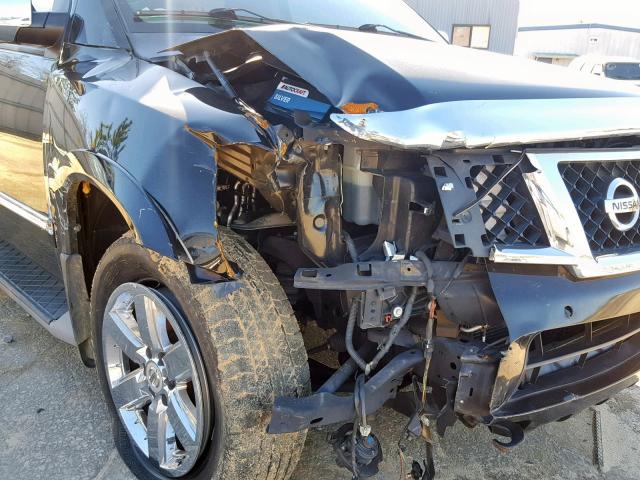 5N1BA0ND6CN616872 - 2012 NISSAN ARMADA SV BLACK photo 9