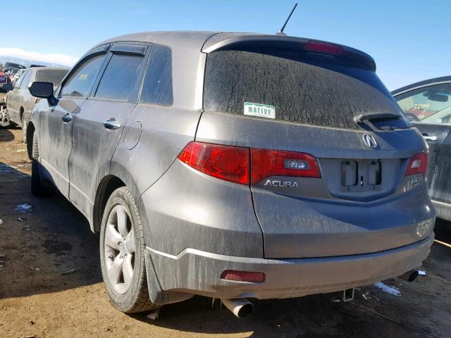 5J8TB18507A018906 - 2007 ACURA RDX TECHNO BROWN photo 3