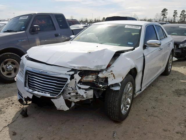 2C3CA5CG9BH546315 - 2011 CHRYSLER 300 LIMITE WHITE photo 2