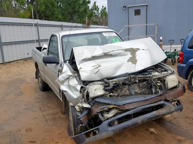 5TENL42N63Z283523 - 2003 TOYOTA TACOMA SILVER photo 1