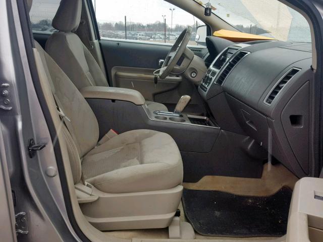 2FMDK48C08BA35693 - 2008 FORD EDGE SEL CHARCOAL photo 5