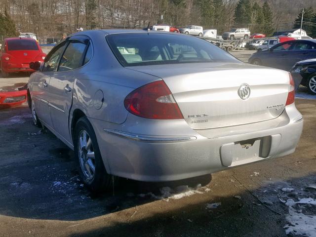 2G4WD582561177833 - 2006 BUICK LACROSSE C SILVER photo 3