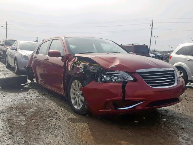 1C3CCBBG5DN569093 - 2013 CHRYSLER 200 TOURIN RED photo 1