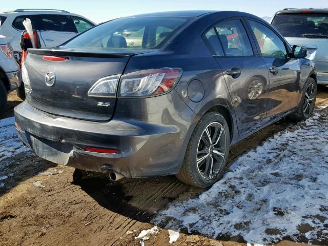 JM1BL1V56C1576300 - 2012 MAZDA 3 S CHARCOAL photo 4