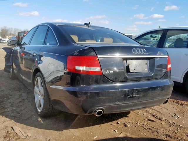 WAUEL94F96N023866 - 2006 AUDI A6 S-LINE BLACK photo 3