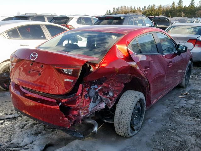 JM1BN1V71J1183183 - 2018 MAZDA 3 TOURING RED photo 4