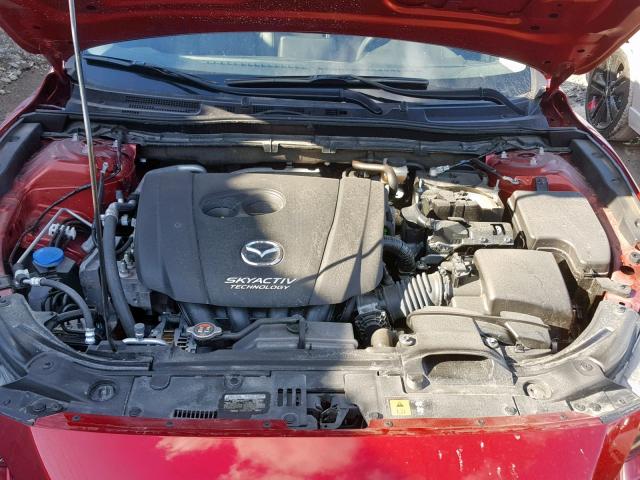 JM1BN1V71J1183183 - 2018 MAZDA 3 TOURING RED photo 7