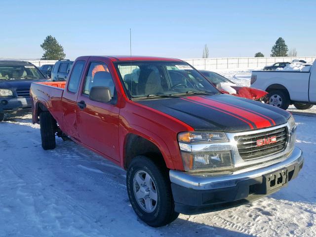 1GTDT19E278252132 - 2007 GMC CANYON RED photo 1