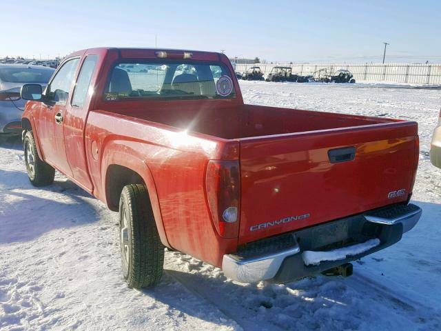 1GTDT19E278252132 - 2007 GMC CANYON RED photo 3