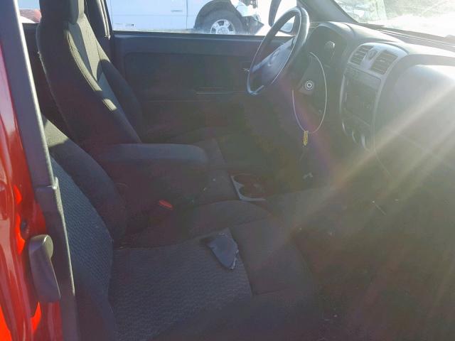 1GTDT19E278252132 - 2007 GMC CANYON RED photo 5