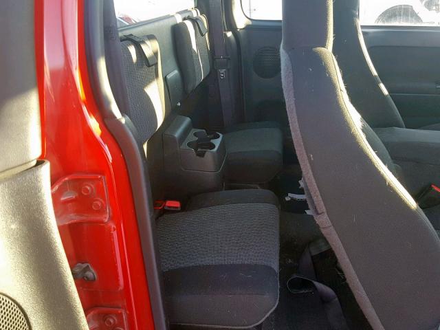 1GTDT19E278252132 - 2007 GMC CANYON RED photo 6
