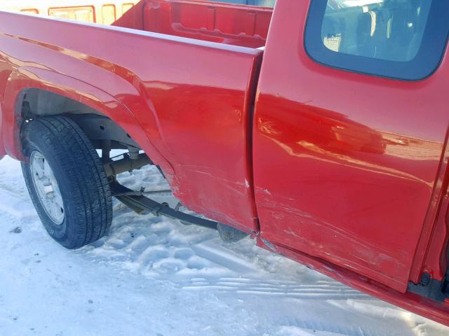 1GTDT19E278252132 - 2007 GMC CANYON RED photo 9