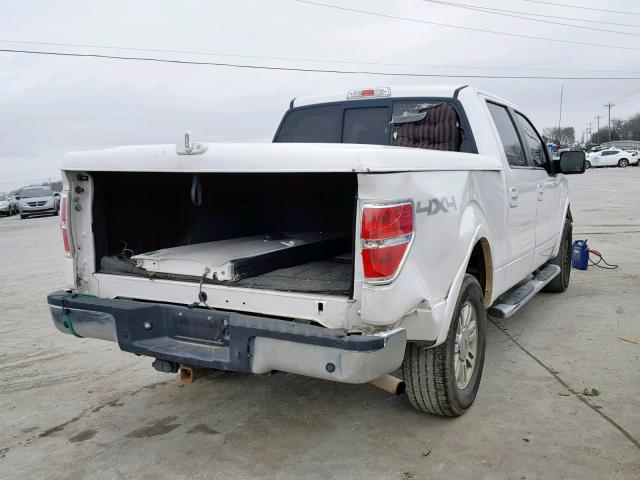 1FTFW1EV9AFC81653 - 2010 FORD F150 SUPER WHITE photo 4