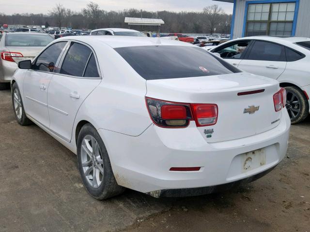 1G11C5SL2EF222021 - 2014 CHEVROLET MALIBU 1LT WHITE photo 3