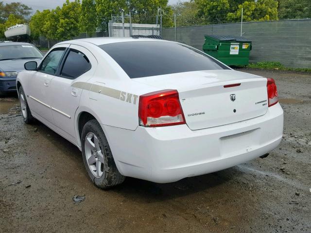 2B3CA3CV1AH263650 - 2010 DODGE CHARGER SX WHITE photo 3