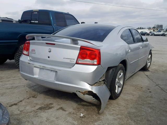 2B3CA3CV7AH124185 - 2010 DODGE CHARGER SX SILVER photo 4