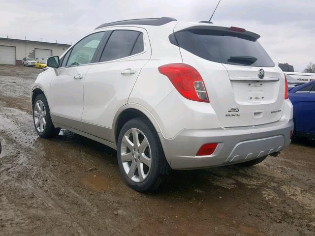 KL4CJCSB0FB141054 - 2015 BUICK ENCORE WHITE photo 3