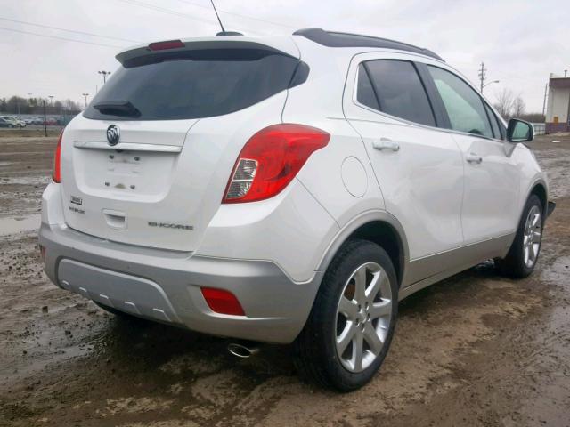 KL4CJCSB0FB141054 - 2015 BUICK ENCORE WHITE photo 4