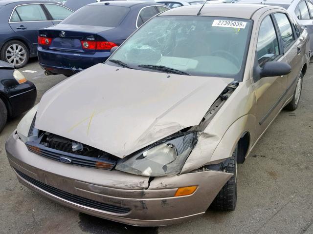 1FAFP33Z83W282137 - 2003 FORD FOCUS LX TAN photo 2