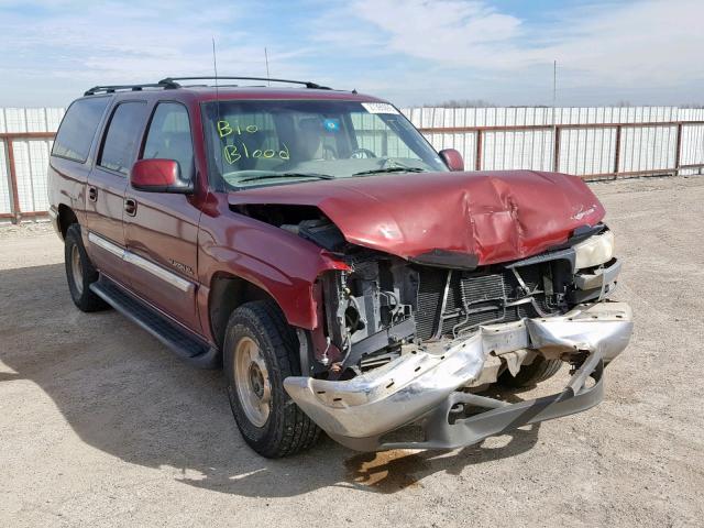 1GKFK16Z72J202920 - 2002 GMC YUKON XL K MAROON photo 1