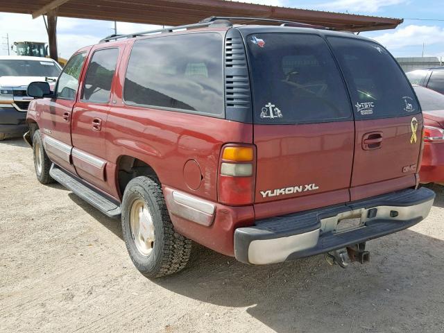 1GKFK16Z72J202920 - 2002 GMC YUKON XL K MAROON photo 3