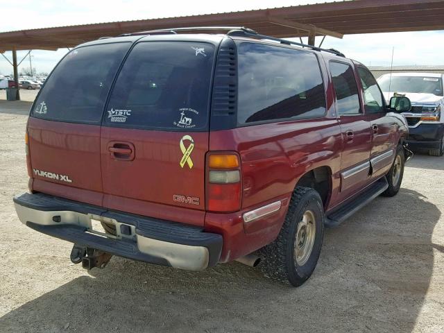 1GKFK16Z72J202920 - 2002 GMC YUKON XL K MAROON photo 4