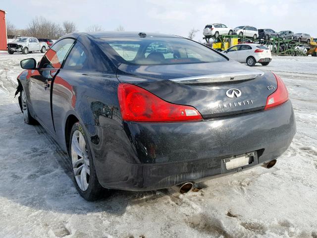 JNKCV64F99M652135 - 2009 INFINITI G37 BLACK photo 3