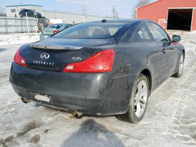 JNKCV64F99M652135 - 2009 INFINITI G37 BLACK photo 4