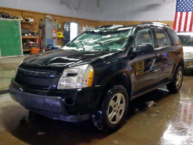 2CNDL13F066196709 - 2006 CHEVROLET EQUINOX LS BLACK photo 2