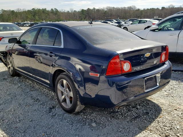 1G1ZC5E19BF199510 - 2011 CHEVROLET MALIBU 1LT ლურჯი ფოტო 3