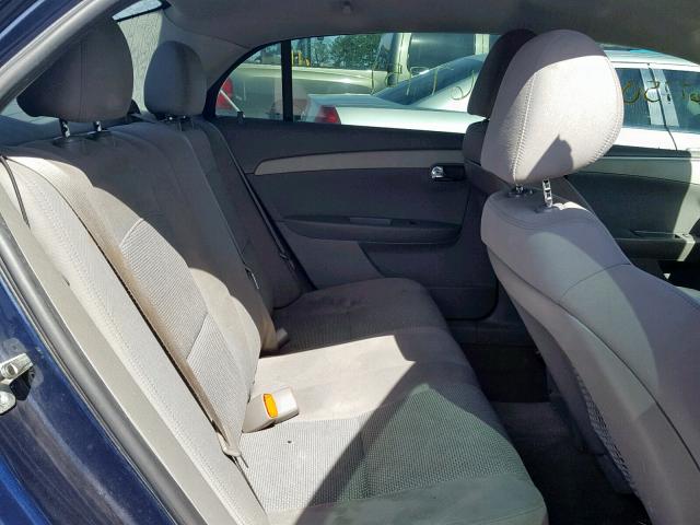 1G1ZC5E19BF199510 - 2011 CHEVROLET MALIBU 1LT ლურჯი ფოტო 6