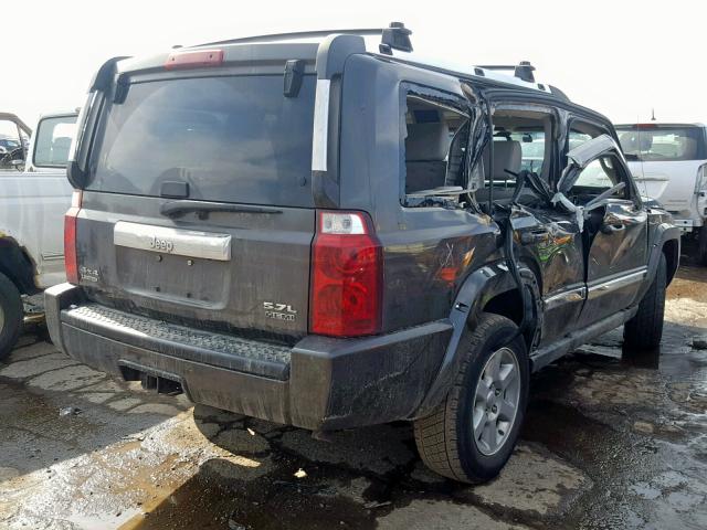 1J8HG58256C141812 - 2006 JEEP COMMANDER CHARCOAL photo 4