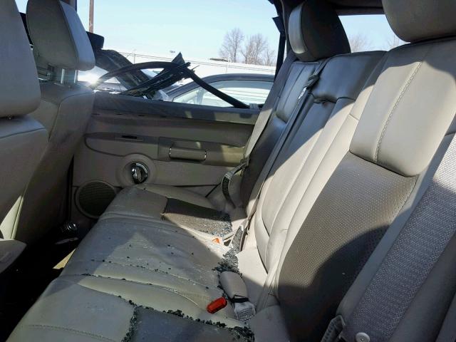 1J8HG58256C141812 - 2006 JEEP COMMANDER CHARCOAL photo 6