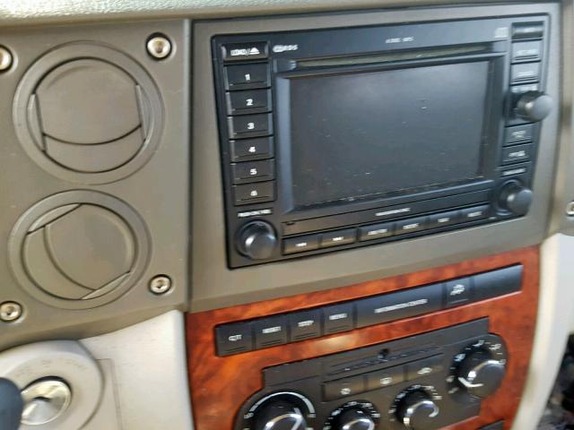 1J8HG58256C141812 - 2006 JEEP COMMANDER CHARCOAL photo 9