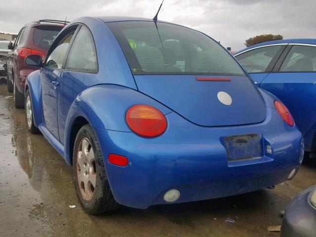 3VWCK21CX2M455222 - 2002 VOLKSWAGEN NEW BEETLE Blau Foto 3