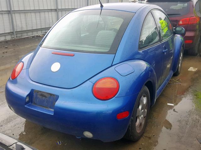 3VWCK21CX2M455222 - 2002 VOLKSWAGEN NEW BEETLE Blau Foto 4
