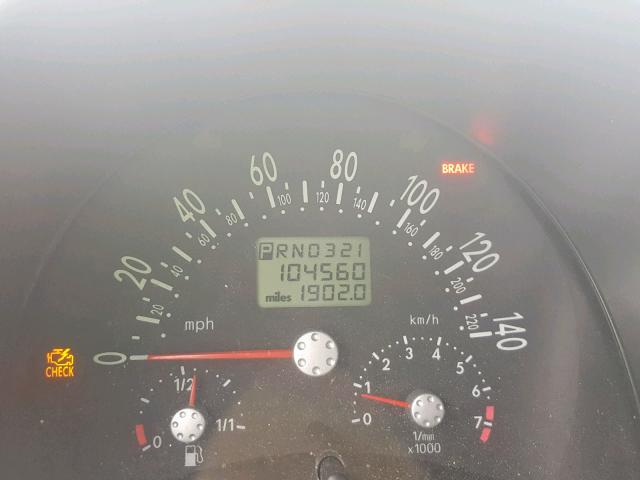 3VWCK21CX2M455222 - 2002 VOLKSWAGEN NEW BEETLE Blau Foto 8