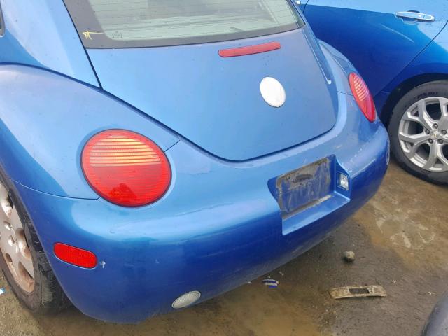 3VWCK21CX2M455222 - 2002 VOLKSWAGEN NEW BEETLE Blau Foto 9