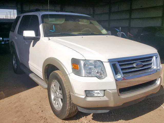 1FMEU6EE1AUA47139 - 2010 FORD EXPLORER E WHITE photo 1