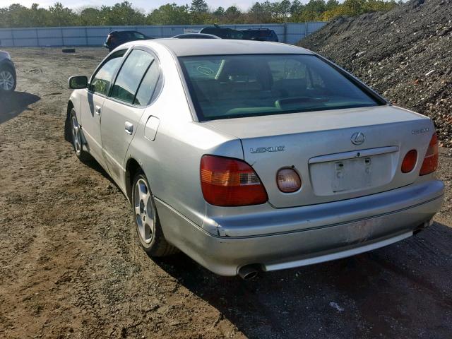 JT8BD68S2Y0084693 - 2000 LEXUS GS 300 GRAY photo 3