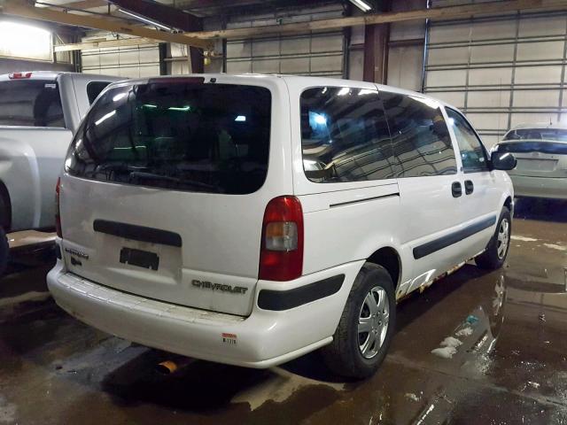 1GNDV23E95D132218 - 2005 CHEVROLET VENTURE LS WHITE photo 4