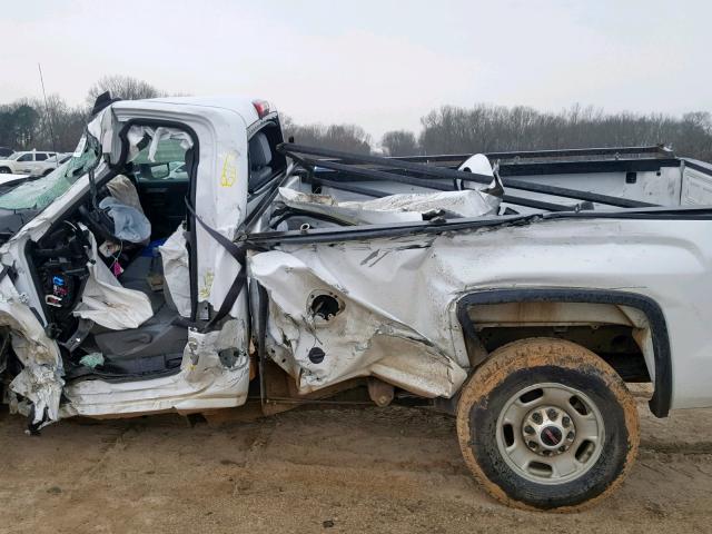 1GD01REG9HZ262285 - 2017 GMC SIERRA C25 WHITE photo 10