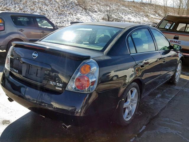 1N4BL11E03C128750 - 2003 NISSAN ALTIMA SE BLACK photo 4