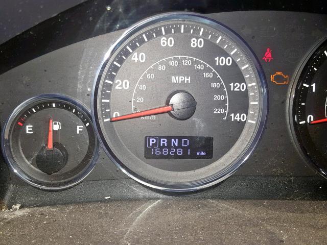 1J8HG48KX8C114537 - 2008 JEEP COMMANDER BLACK photo 8