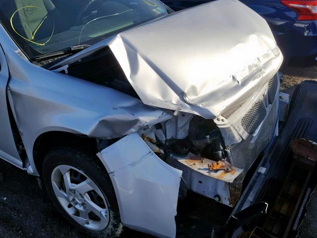 1G2AL18FX87124262 - 2008 PONTIAC G5 SILVER photo 9