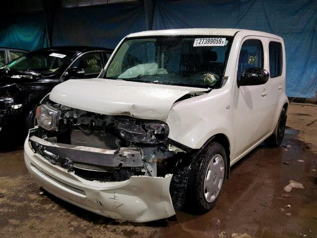 JN8AZ28R19T115554 - 2009 NISSAN CUBE BASE WHITE photo 2