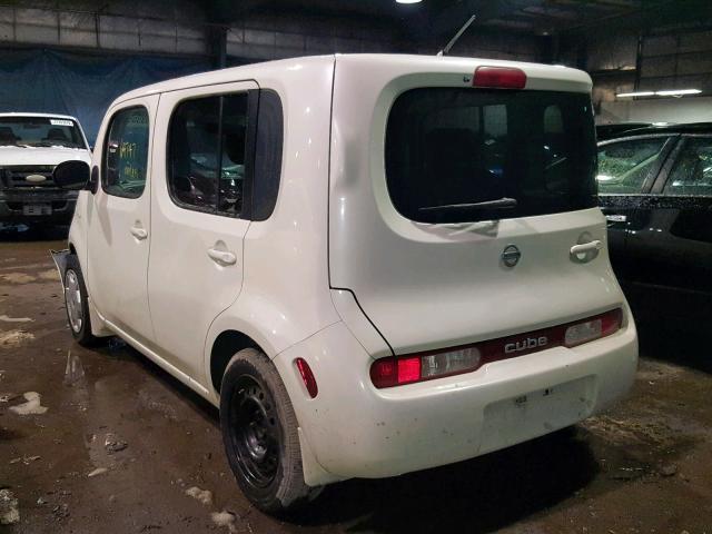 JN8AZ28R19T115554 - 2009 NISSAN CUBE BASE WHITE photo 3